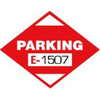 Parking Permit Stickers, Static Cling, Red, 2-1/4 X 1-3/4, Package Of 100