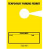 Small Temporary Parking Tags, Yellow, 2-3/4" X 3-3/4", Package Of 100