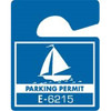 Plastic Parking Permit Tags, Blue, 2-1/2 X 3, Package Of 100