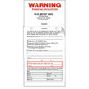 Attention Duplicate Parking Warning Tags, 4-1/4 X 8-1/2, Package Of 100