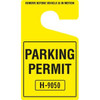 Plastic Parking Permit Tags, Yellow, 2-3/4 X 4-3/4, Package Of 100