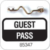 Recreational Guest Pass, White, 1-3/4" X 1-3/4" Package Of 100