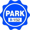 Parking Permit Static Cling Wavy Circle, Blue, 2-1/4 Diameter Package Of 100