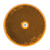 Reflector, Amber, 3 Diameter