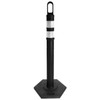 Mr. Chain Black Delineator With Reflective Chain Kit Case Of 6