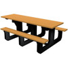 Park Place 6 Ft. Cedar ADA Recycled Plastic Picnic Table