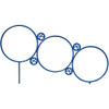 Blue Small Dog Hoop Jump