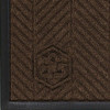 M+a Matting Waterhog Max Herringbone 4' X 6' Indoor/Outdoor Floor Mat (Chestnut Brown)