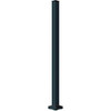 Peak 2 In. X 42 In. Black Aluminum Deck Railing Stair Post