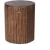 Patio Sense Michael Round Wood Outdoor Garden Stool