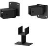 Peak Aquatine Aluminum Pool Fence Bracket Kit, 2 " X 2.5 " X 4 ", Black