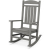 Cape Soleil Verde Porch Rocker In Slate Gray