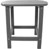 Cape Soleil Verde 19" X 15" Side Table In Slate Gray