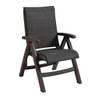 Grosfillex Java All-Weather Wicker Folding Chair