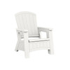 Suncast Commercial Adirondack Chair With Storage Ice Cube