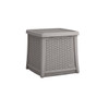 Suncast Commercial Elements End Table With Storage Dove Gray