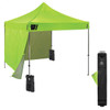 Ergodyne 6051 Single Lime Heavy-Duty Pop-Up Tent Kit 10ftx10ft
