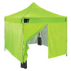 Ergodyne 6053 Single Lime Enclosed Pop-Up Tent Kit 10ftx10ft
