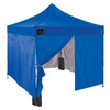 Ergodyne 6053 Single Blue Enclosed Pop-Up Tent Kit - 10ft X 10ft
