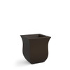 Mayne Valencia 16x16 Square Planter  - Espresso