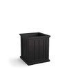 Mayne Cape Cod 16x16 Square Planter - Black