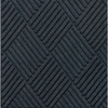 M+a Matting Waterhog Diamond Classic Mat Charcoal 3'X10' Smooth Backing