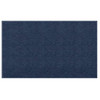 M+a Matting Waterhog Diamond Classic Mat Navy 3'X4' Smooth Backing