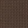 M+a Matting Waterhog Squares Fashion Mat Dark Brown 2'X3' Smooth Backing