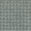 M+a Matting Waterhog Squares Fashion Mat Medium Grey 4'X8' Smooth Backing