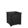 Mayne Lakeland 20x20 Square Planter - Black