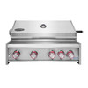 Cosmo 32" Built-In Propane Gas Grill With 5 Burners Infrared Rotisserie LED Ss