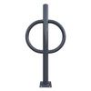 Dero By Playcore 2-Bike Iron Gray Surface Mount Action Ring And Post Rack