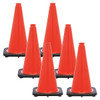 Mr. Chain 18" Traffic Orange Traffic Cones Package Of 6