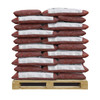 Groundsmart 75 cu. ft. Red Recycled Rubber Mulch Pallet Of 50