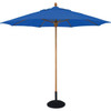 Fiberbuilt Umbrellas 9' Bridgewater Contract Patio Umbrella, Pacific Blue