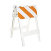 Cortina Safety 24" X 12" Orange And White Plastxx Type 1 Traffic Barricade