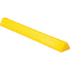 Vestil 47-7/8" Yellow Recycled Plastic Car Stop
