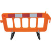 Vestil Orange Plastic Barrier - 79w X 23l X 40h