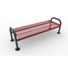 Ultrasite Portable/Surface Mount Ultra Bench, Red, 4'