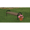 Ultrasite In Ground Mount Ultra Bench, Brown, 4'