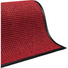 M+a Matting Waterhog Squares Classic Floor Mat, Red, 10' X 3'
