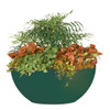 Classic Look Flat Bottom Planter, 3-7/8 X 12-1/2, Hunter Green
