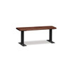 Salsbury Industries Wood Locker Bench 48 Inches Dark Finish