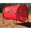 Uplaytoday Freestanding Crawl Tunnel, Red