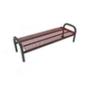 Ultrasite Ultra Bench-6ft-Inground Mount-Burgundy