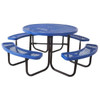 Ultrasite Table 46" Perforated Metal Round - Blue