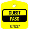 Recreational Guest Pass Yellow, Package Of 100