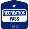 Recreational Pass Blue, Package Of 100