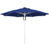Fiberbuilt 9' Pulley-Pin Market Umbrella, Marine Grade Cover, Royal Blue