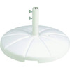 Grosfillex Resin Umbrella Base With Filling Cap, White